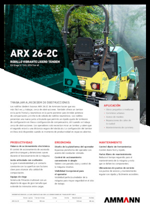 Kombihengerek Ammann ARX 26-2C