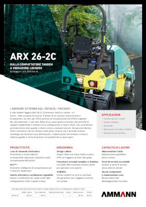 Kombihengerek Ammann ARX 26-2C