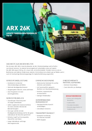Kombihengerek Ammann ARX 26 K