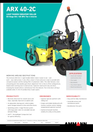 Kombihengerek Ammann ARX 40-2 C T4f
