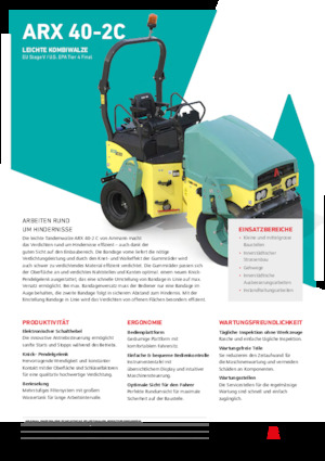 Kombihengerek Ammann ARX 40-2C