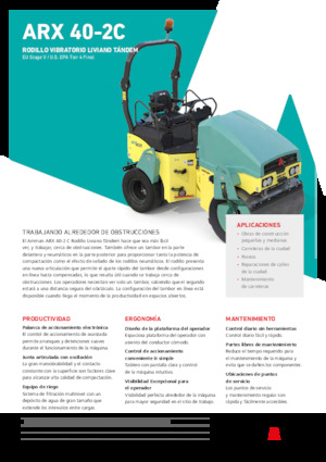 Kombihengerek Ammann ARX 40-2C