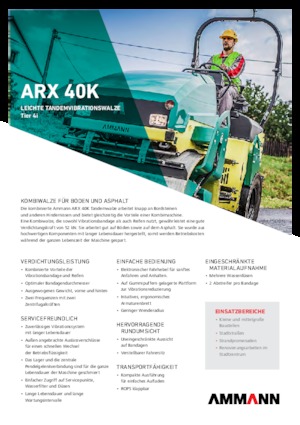 Kombihengerek Ammann ARX 40 K