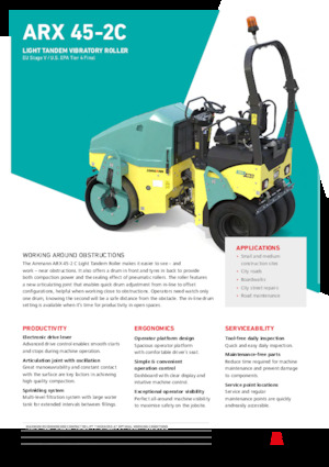 Kombihengerek Ammann ARX 45-2C ST V