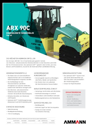 Kombihengerek Ammann ARX 90 C T4 f