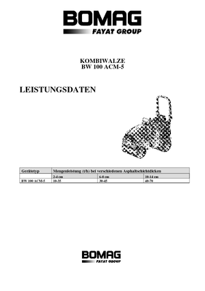 Kombihengerek Bomag BW 100 ACM-5