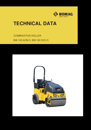 Kombihengerek Bomag BW 100 SCC-5