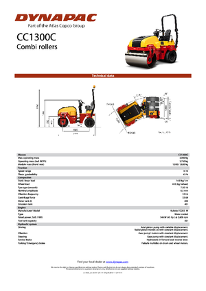 Kombihengerek Dynapac CC 1300 C