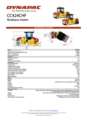 Kombihengerek Dynapac CC 424 C HF