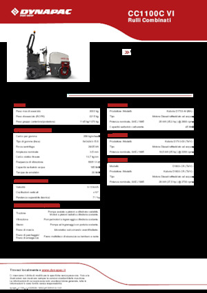 Kombihengerek Dynapac CC1100C VI
