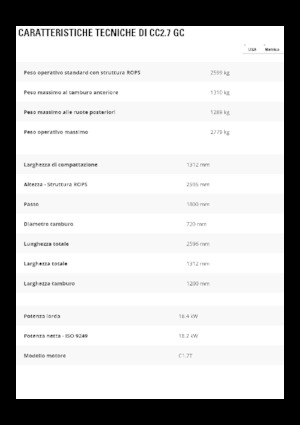 Kombihengerek Caterpillar CC2.7GC