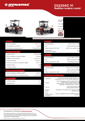 Kombihengerek Dynapac CC2200C VI