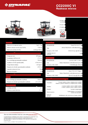 Kombihengerek Dynapac CC2200C VI