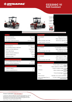 Kombihengerek Dynapac CC2200C VI