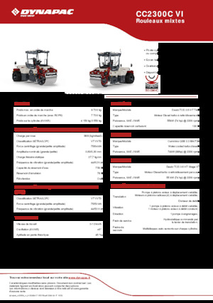 Kombihengerek Dynapac CC2300C VI