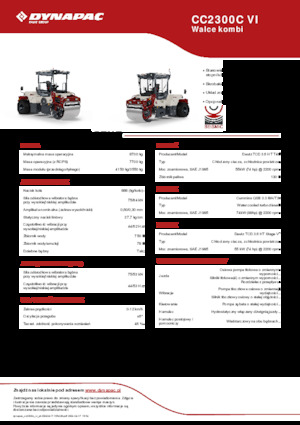 Kombihengerek Dynapac CC2300C VI