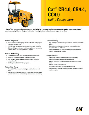 Kombihengerek Caterpillar CC4.0