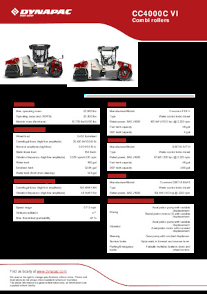 Kombihengerek Dynapac CC4000C VI