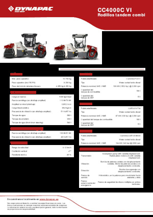 Kombihengerek Dynapac CC4000C VI
