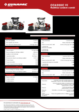 Kombihengerek Dynapac CC4200C VI