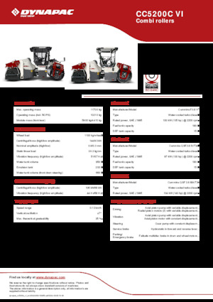 Kombihengerek Dynapac CC5200C VI