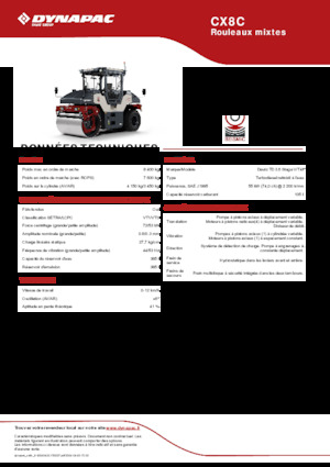 Kombihengerek Dynapac CX8C
