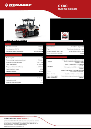Kombihengerek Dynapac CX8C