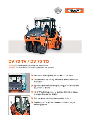 Kombihengerek Hamm DV 70 TV
