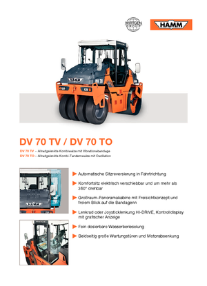 Kombihengerek Hamm DV 70 TV