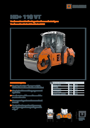 Kombihengerek Hamm HD+ 110 VT