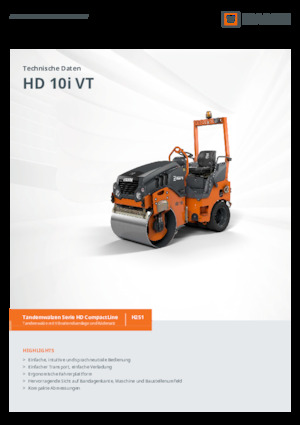 Kombihengerek Hamm HD 10i VT