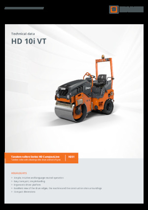 Kombihengerek Hamm HD 10i VT