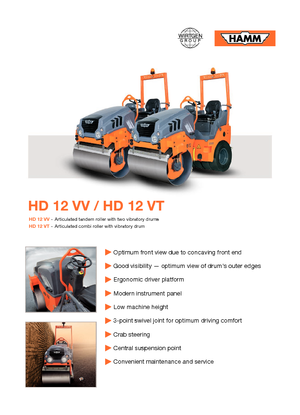 Kombihengerek Hamm HD 12 VT