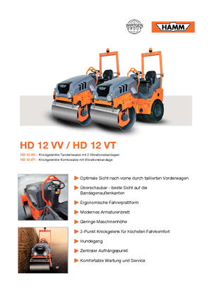 Kombihengerek Hamm HD 12 VT