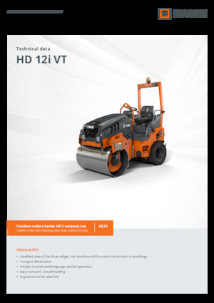Kombihengerek Hamm HD 12i VT