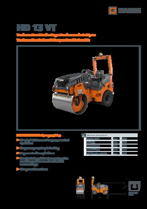 Kombihengerek Hamm HD 13 VT