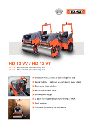 Kombihengerek Hamm HD 13 VT
