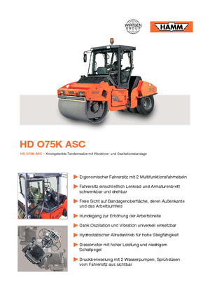 Kombihengerek Hamm HDO 75 K ASC