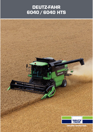 Kombájnok DEUTZ-FAHR 6040 C HTS