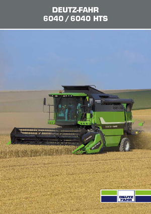 Kombájnok DEUTZ-FAHR 6040 C HTS