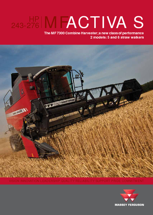 Kombájnok Massey Ferguson Activa 7347 S