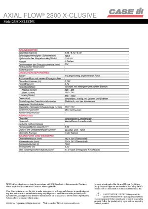 Kombájnok Case IH AF 2388 X Clusive