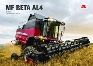 Kombájnok Massey Ferguson Beta 7360 AL4