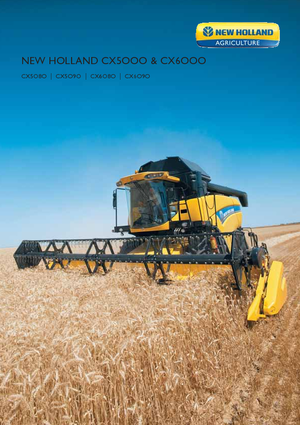 Kombájnok New Holland CX 5090 Laterale