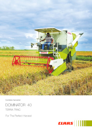 Kombájnok Claas Dominator 40 Terra Trac