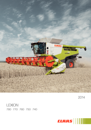 Kombájnok Claas Lexion 740