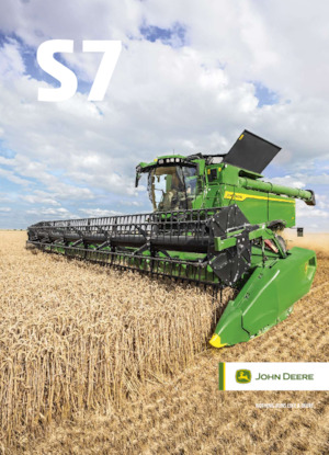 Kombájnok John Deere S7 850  