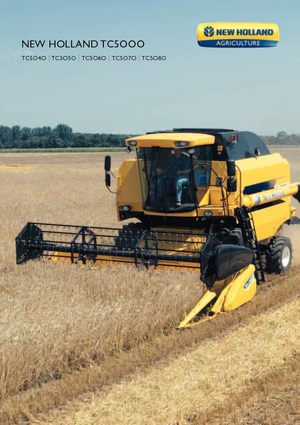 Kombájnok New Holland TC 5070 SCR