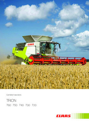 Kombájnok Claas Trion 740    