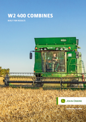 Kombájnok John Deere W2 400